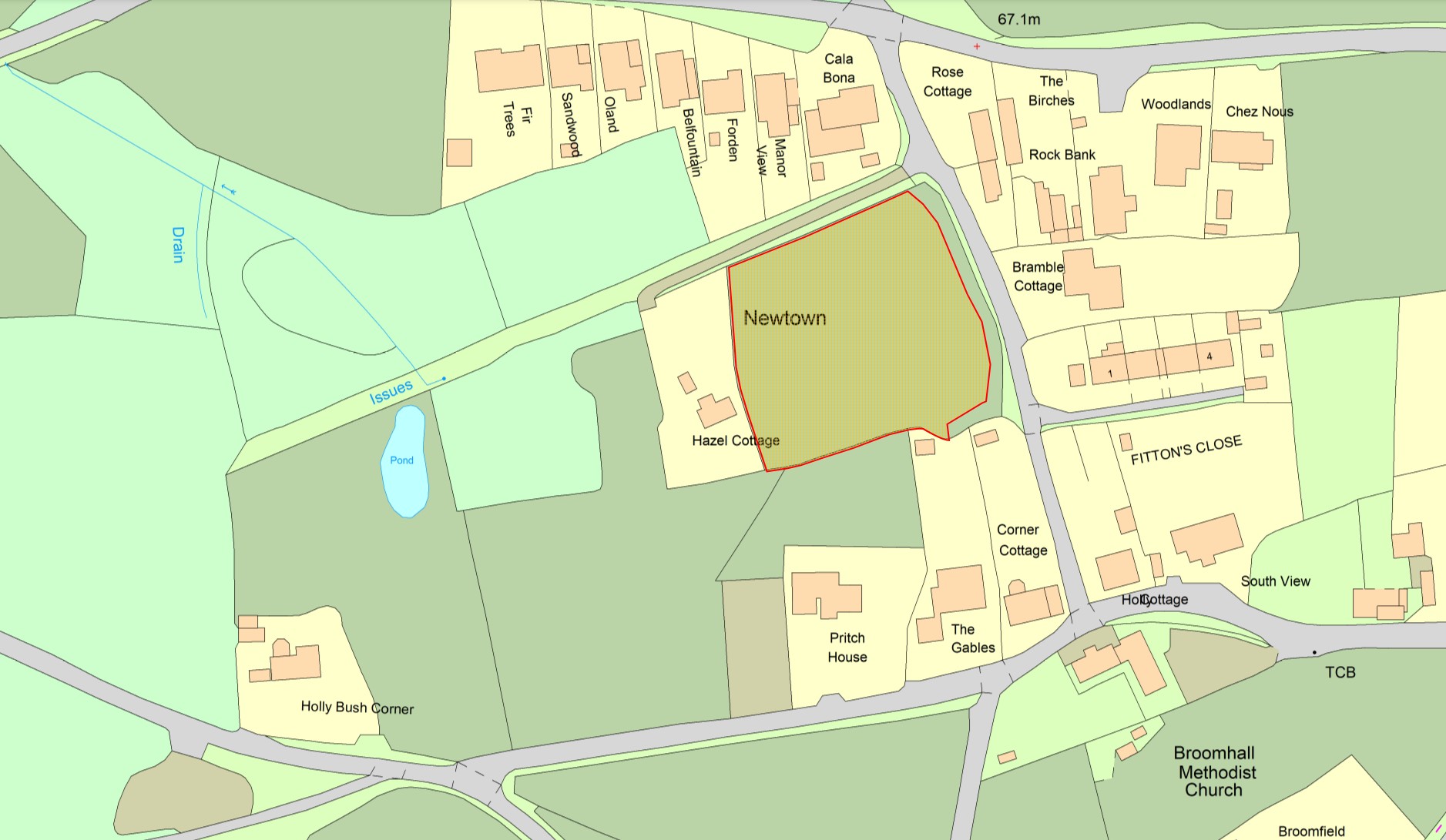 Land off Wrenbury Heath Road, Newtown, Sound Nantwich, CW5 8BG